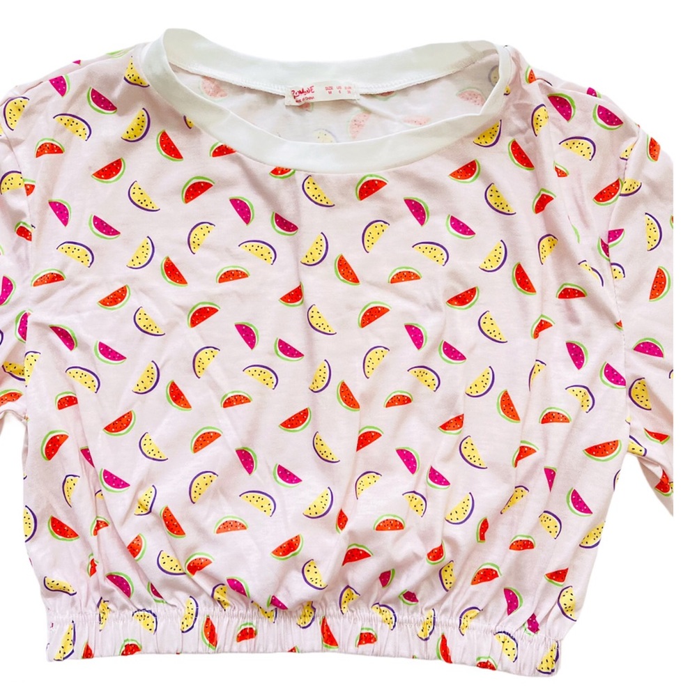 Y2K Cotton Blend Cropped Jamper Size Medium Women's - Picture 8 of 12